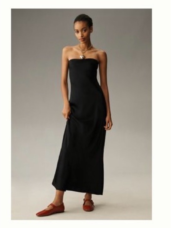 Anthropologie Dresses & Skirts - Anthropologie XXS/00 NWT Tilda Black Slip Dress
